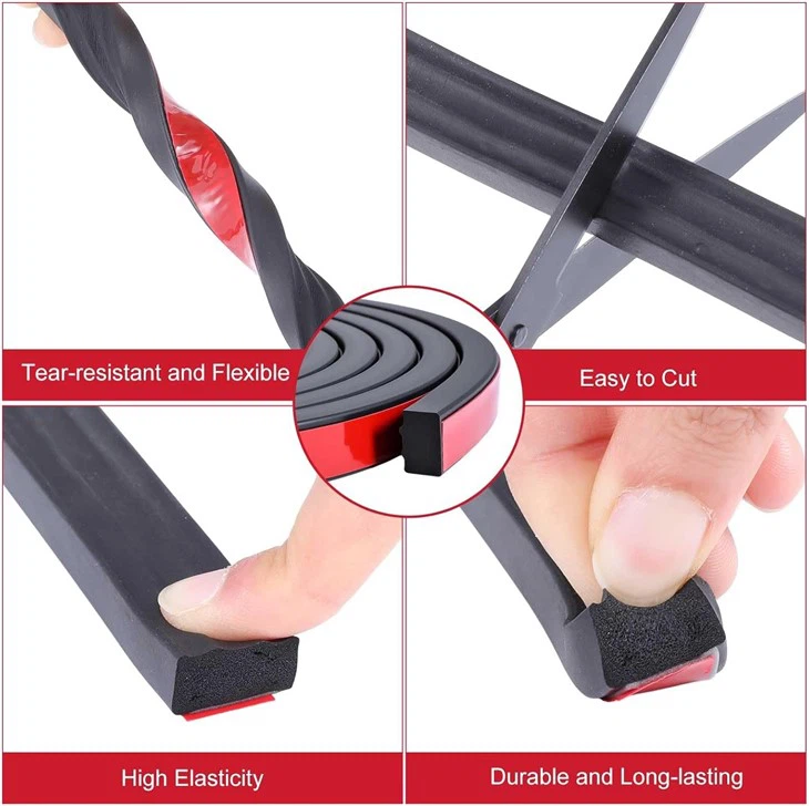 Epdm Rubber Adhesive Strip factory